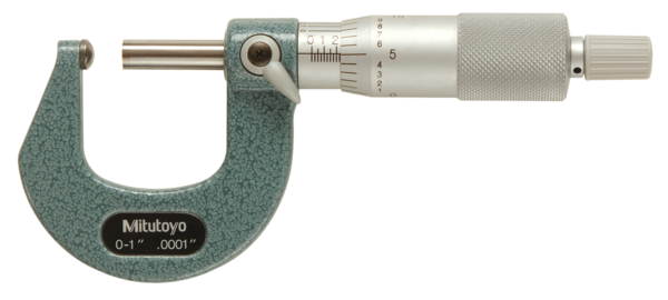 Tube Micrometer, Spherical Anvil 0-1" 115-153