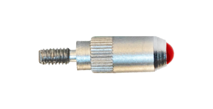 Mitutoyo 21JAA224 Carbide Metric M2.5×0.45 Contact Element Ball Point 17mm Length Ø3mm