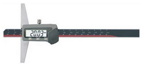 Inspec Digital Depth Gauge  0-500mm/0-20" 121-105