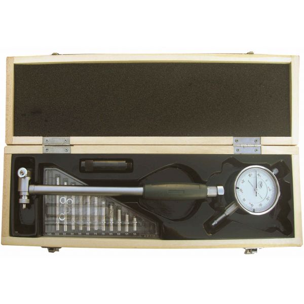 MHC Individual bore gauge 612-7930 Metric Bore Gauge models (0.01mm) Meas. Depth:400mm Range: 160-250mm in wooden case