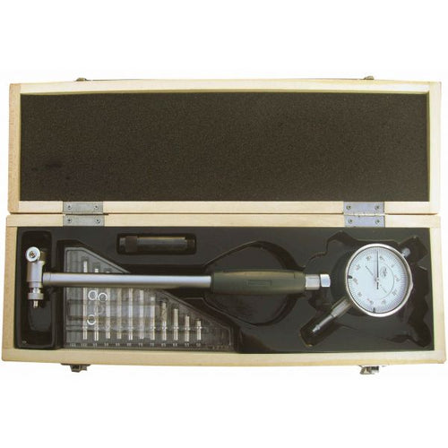 MHC Individual bore gauge 612-7925 Metric Bore Gauge models (0.01mm) Meas. Depth:150mm Range: 50-160mm in wooden case