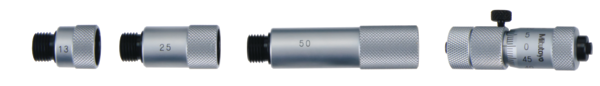 Tubular Inside Micrometer, 50-150mm 137-206, Carbide Measuring Faces