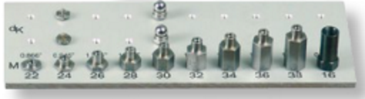 Schwenk 16000001 Accessory Kits for Precision Bore Gauge KT12 1 set ball inserts with tungsten carbide balls of your choice*; ball-Ø d over 0,8 up to 2 mm (1 x measuring pin, 1 x ball insert)