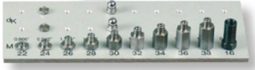 Schwenk 16100001 Accessory Kits for Precision Bore Gauge KT22 1 set ball inserts with tungsten carbide balls of your choice*; ball-Ø d over 0,8 up to 4 mm