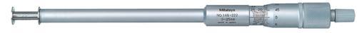 Mitutoyo Groove Micrometer, Non-Rotating Spindle 0-25mm, 12.7mm Flange 146-222