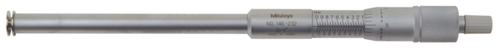Mitutoyo Groove Micrometer, Non-Rotating Spindle 1-2", 0.5" Flange 146-233