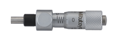 Micrometer Head, Locking Screw Type 0-6,5mm, 0,01mm, Flat 148-220-10
