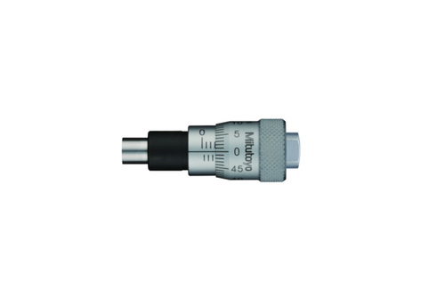 Micrometer Head, Short Thimble Type 0-6,5mm, 0,01mm, Flat 148-301-10