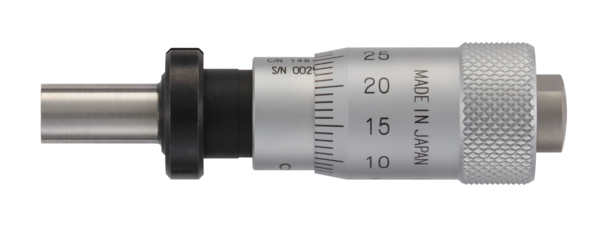 Micrometer Head, Short Thimble Type 0-13mm, 0,01mm, Flat, with Clamp Nut 148-308-10