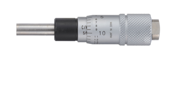 Micrometer Head, Small Standard Type 0-0,5", 0,001", Flat, Rev. Reading 148-831-10