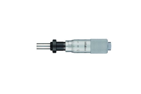 Micrometer Head, Carbide Tipped Spindle Standard Type, 0-15mm, 0,01mm, Flat, with Clamp Nut 149-131-10