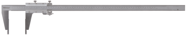 Mitutoyo Vernier Caliper Nib Style Jaw 0-24", 0,001", Fine Adjust., Inch/Metric 160-103