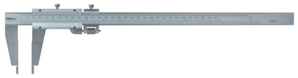 Mitutoyo Vernier Caliper Nib Style Jaw 0-300mm/0-12", .02mm/0,001", Fine Adjust., Inch/Metric 160-125