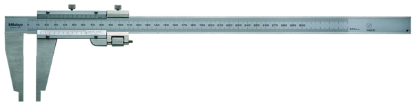 Mitutoyo Vernier Caliper Nib Style Jaw 0-450mm, 0,02mm, Fine Adjust., Metric 160-128