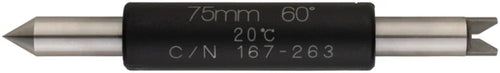 Setting Standard Screw Thread Micrometer 60°, Length: 125mm 167-265