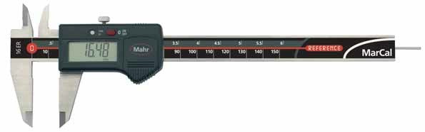 MarCal Digital Caliper 16 EWR  Round Depth Rod (4103061) 0-6"/150mm With Thumb Roller