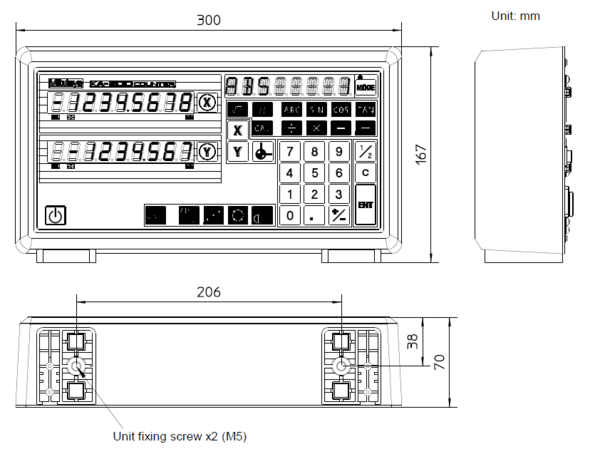 Linear Scale Counter KA-213 174-185D