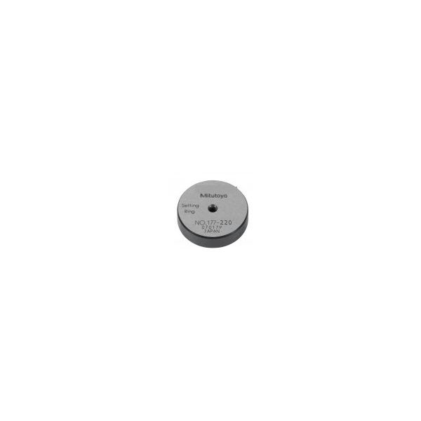 Mitutoyo 177-220 Setting Ring diameter 1,0mm Material  is Steel, ±10µm  tolerance between the nominal size and the actual diameter  ±1.5µm uncertainty of marked diameter, Roundness ±1.5µm