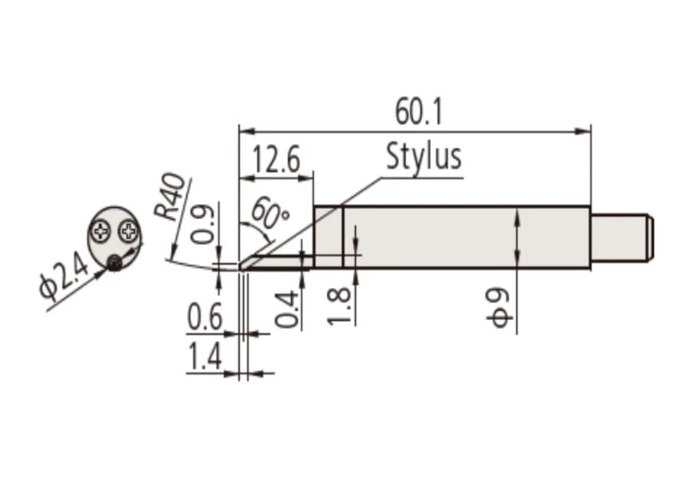 Mitutoyo 178-398 Detector for gear tooth 5µm; 4mN for SJ-210 / SJ-310 series