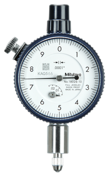 Dial Gauge,Flat Back, ANSI/AGD Type 0,125", 0,001" 1780AB