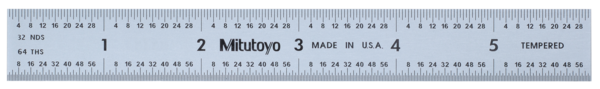 Steel Rule, Wide Rigid Rule 6" 182-104