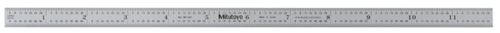 Steel Rule, Fully-Flexible Rule 300mm/12", Metric/Inch 182-225