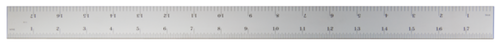 Steel Rule, Fully-Flexible Rule 18", Inch 182-241