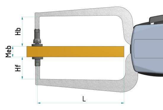 Kroeplin Digital External Caliper Gauge 50-100mm, 0.05mm D4100T