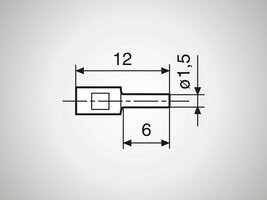 Mahr 4118811  Anvil for outside measurement MarCal 16 Eea 2