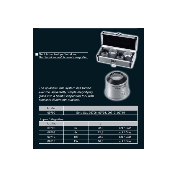 SCHWEIZER 09708 Tech-Line watchmakers magnifier 8X Item number 09708