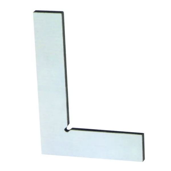 INSPEC 639-4130 FLAT EDGE SQUARE, DIN 875 GRADE 0, 200X130MM