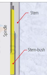 Stem Bush for I-Checker For Ø9,525mm (3/8") Stem 02ASK090