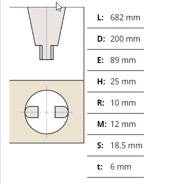 Mitutoyo Vernier Caliper Long Jaw, Fine Adjust. 0-750mm, 0,05mm, Metric/Inch 534-103