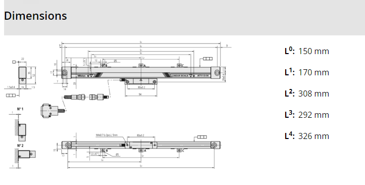 Linear Scale AT103 6000mm 539-154-30