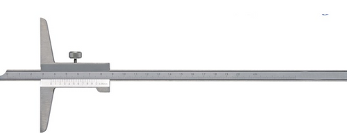 INSPEC 151-102 VERNIER DEPTH GAUGE200MM X .02MM BASE 100MM