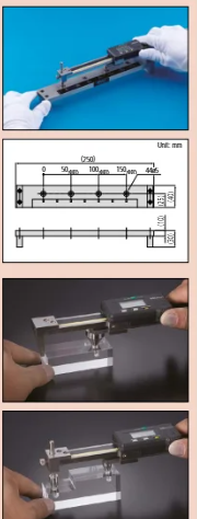 Mitutoyo Digital ABS Back-Jaw Caliper, IP67 10,1-200mm, Center/Center 573-716-20