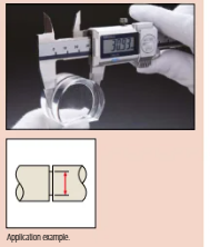 Mitutoyo Vernier Point Caliper 0-200mm, 0,05mm, Metric 536-135
