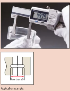 Mitutoyo Vernier Point Jaw Inside Caliper 70-600mm, 0,05mm, Metric 536-149