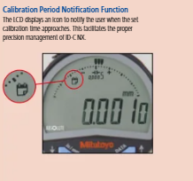 Mitutoyo 543-706B (0.01mm/0.001mm) ABSOLUTE Low Force Digital Indicator ID-CX Flat Back 0-12.7mm (0-0.5″)