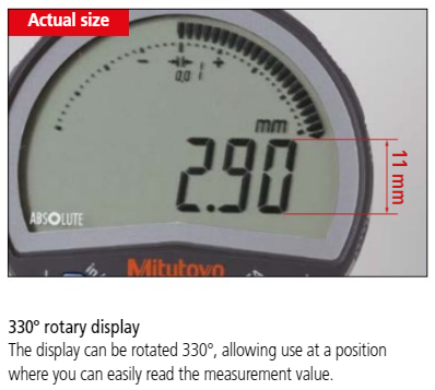 Mitutoyo 543-706B (0.01mm/0.001mm) ABSOLUTE Low Force Digital Indicator ID-CX Flat Back 0-12.7mm (0-0.5″)