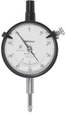 Dial Gauge, Lug Back, ISO Type Jewelled Bearing, 30mm, 0,01mm 2330A-10