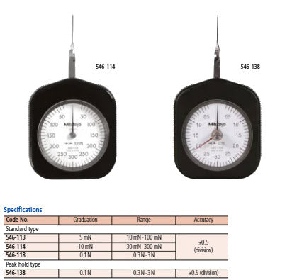 Dial Tension Gauge 546-113