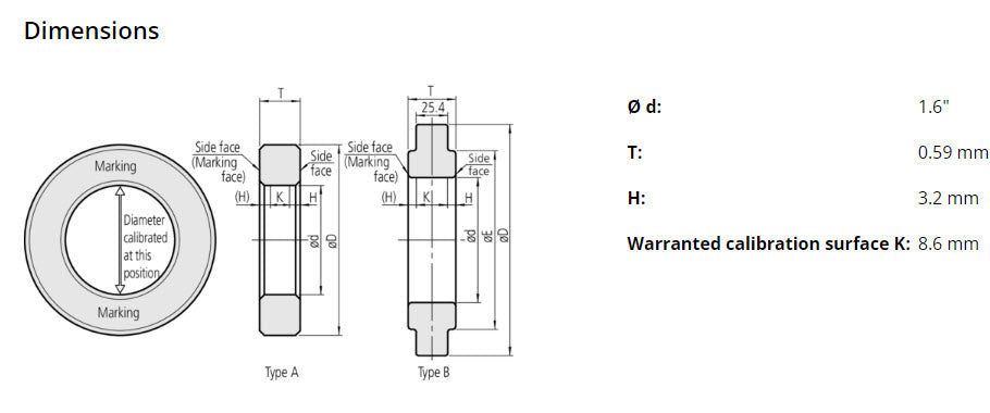 Setting Ring 1.6" 177-533 Ceramic