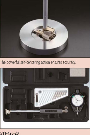 2-Point Inside Measuring Instrument Range 2-6", Graduation .0001" For Blind holes 511-440-20