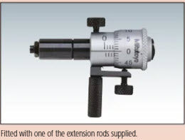 Mitutoyo Inside Micrometer, Interchangeable Rods 25-50mm, with 2 Rods, Carbide Measuring Faces 141-103