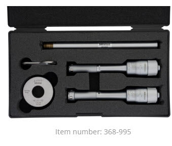 Mitutoyo 3-Point Internal Micrometer Holtest Set 0,5-0,8" (2 pcs.) 368-995