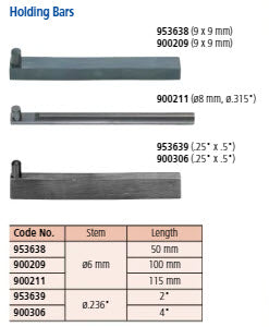 Mitutoyo Holding Bar for Swivel Clamp 9x9mm, 100mm Length Item number: 900209