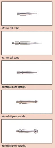 Mitutoyo Stylus for Serie 513 D=3mm, 15.2mm Length, Steel Item number: 131315