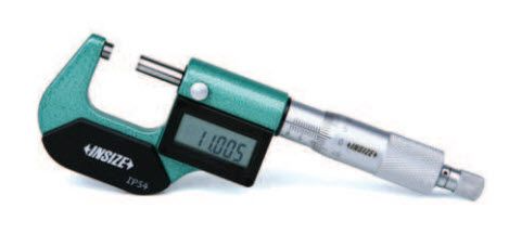 Insize Digital Outside Micrometer Range 1-2"/25-50mm Resolution .00005"/.001mm 3103-50