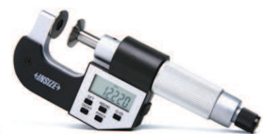 Insize Disc micrometers Non Rotating Range 0-1"/0-25mm Resolution .00005"/.001mm 3194-25